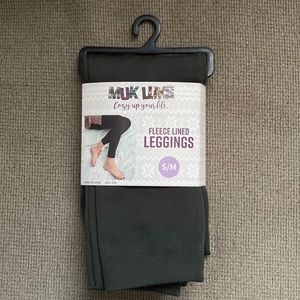 BNWT- Muk Luks fleece lined leggings S/M womens